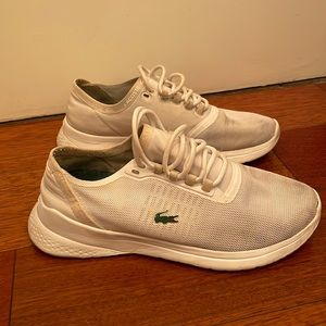 Lacoste Womens White Sneakers Size 7